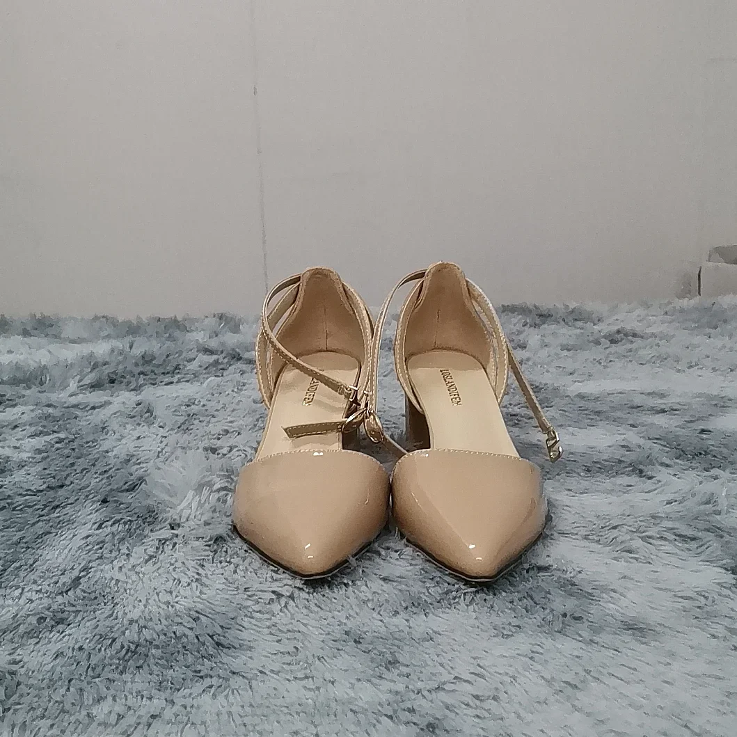 2026 Summer Women Sandals Sexy 5cm Single Work OL Thick High Heels Matte Pointed Toe Pumps Shollow Mouth Party Red Wedding Shoes 2026 Summer Women Sandals Sexy 5cm Single Work OL Thick High Heels Matte Pointed Toe Pumps Shollow Mouth Party Red Wedding Shoes