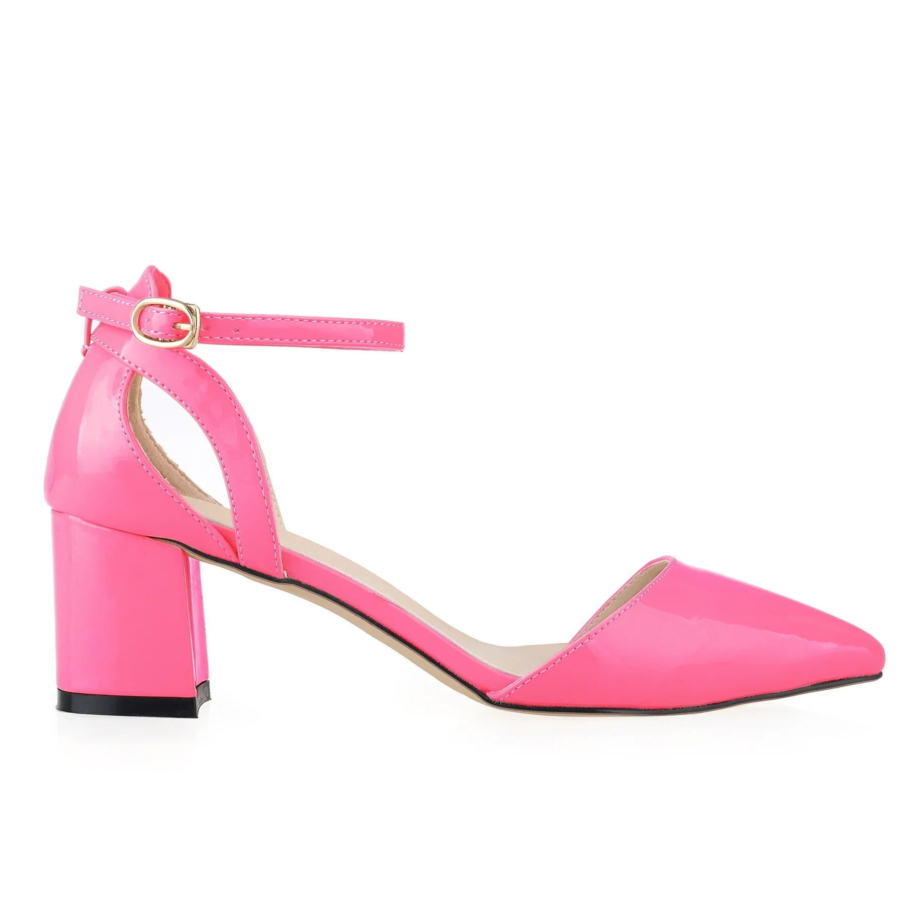 2026 Summer Women Sandals Sexy 5cm Single Work OL Thick High Heels Matte Pointed Toe Pumps Shollow Mouth Party Red Wedding Shoes 2026 Summer Women Sandals Sexy 5cm Single Work OL Thick High Heels Matte Pointed Toe Pumps Shollow Mouth Party Red Wedding Shoes