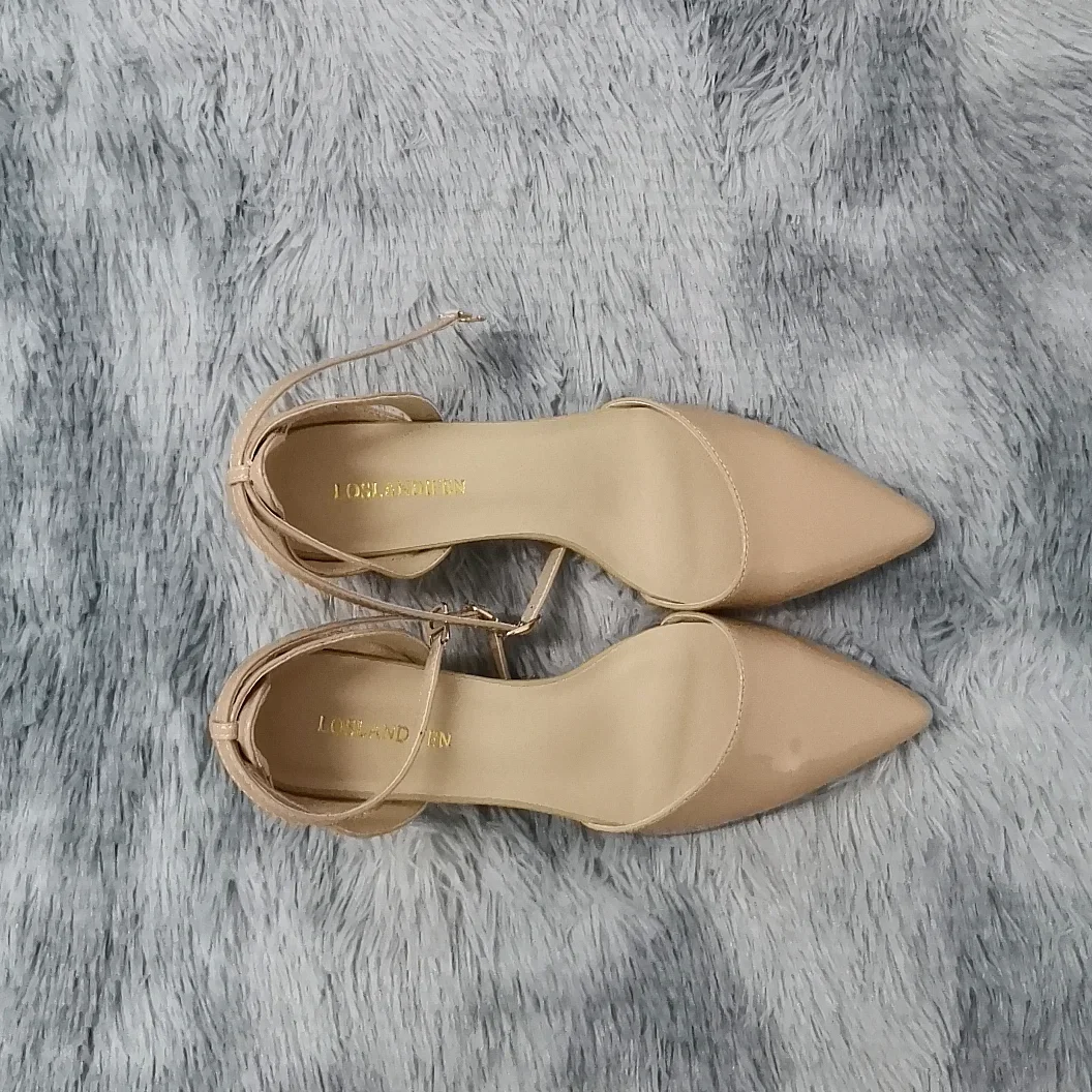 2026 Summer Women Sandals Sexy 5cm Single Work OL Thick High Heels Matte Pointed Toe Pumps Shollow Mouth Party Red Wedding Shoes 2026 Summer Women Sandals Sexy 5cm Single Work OL Thick High Heels Matte Pointed Toe Pumps Shollow Mouth Party Red Wedding Shoes