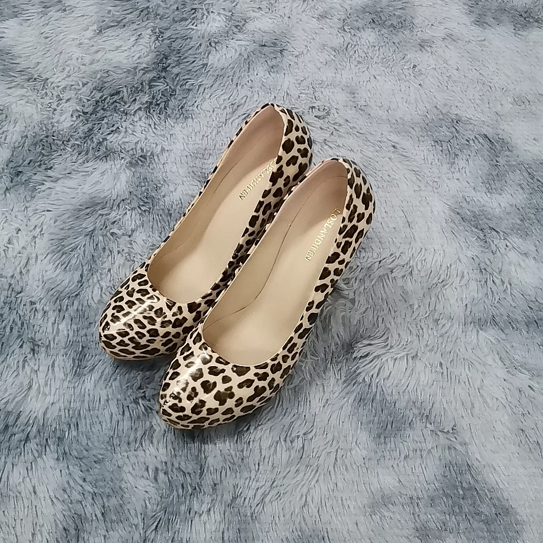 2026 New Women Pumps Autumn Round Toes High Heels Fashion Sexy 12cm Heel Banquet Platform Stilettos Wedding Prom Shoes Plus Size