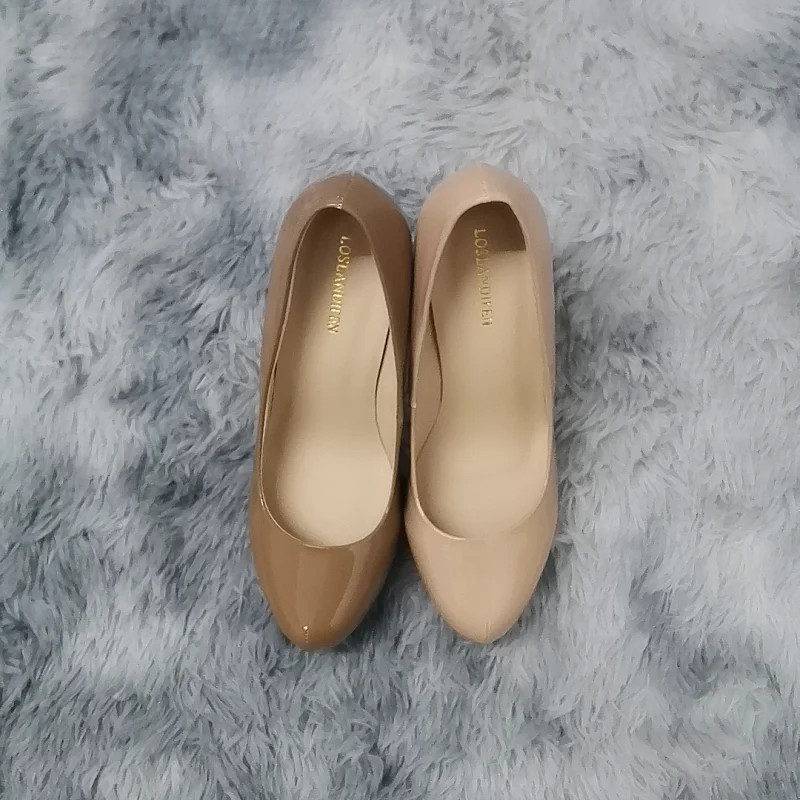 2026 New Women Pumps Autumn Round Toes High Heels Fashion Sexy 12cm Heel Banquet Platform Stilettos Wedding Prom Shoes Plus Size