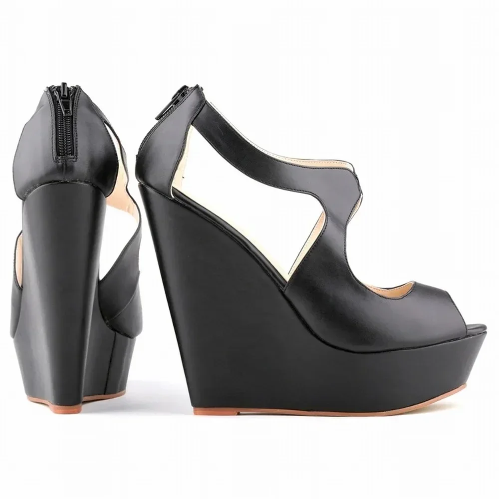 Women Wedges Sandals Summer Fashion Casual Open Toe Platform High Heels Gladiator Flip Flops Female Party Dress Wedding Shoes