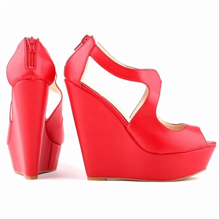 Women Wedges Sandals Summer Fashion Casual Open Toe Platform High Heels Gladiator Flip Flops Female Party Dress Wedding Shoes