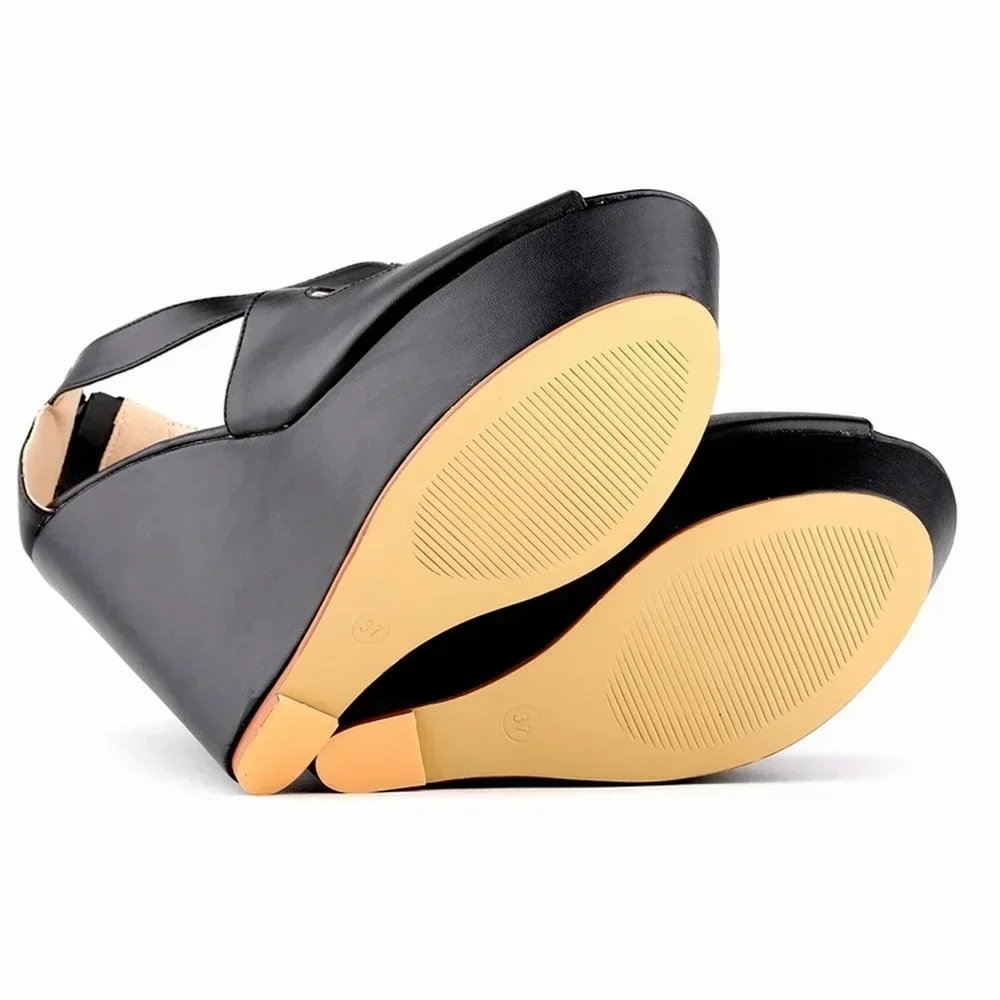 Women Wedges Sandals Summer Fashion Casual Open Toe Platform High Heels Gladiator Flip Flops Female Party Dress Wedding Shoes