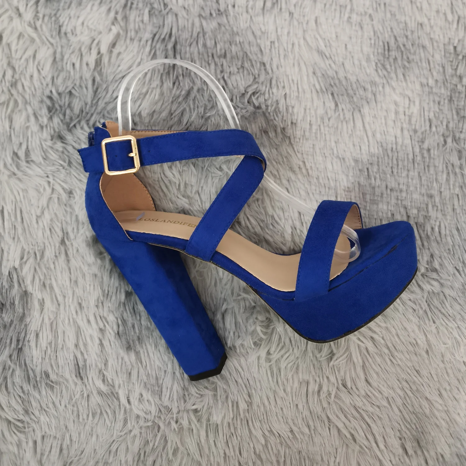 Women Sandals 2026 Summer Sexy 14cm Open Toe Thick High Heels Chunky Cross Strap Buckle Platform Pumps Dress Party Wedding Shoes Women Sandals 2026 Summer Sexy 14cm Open Toe Thick High Heels Chunky Cross Strap Buckle Platform Pumps Dress Party Wedding Shoes