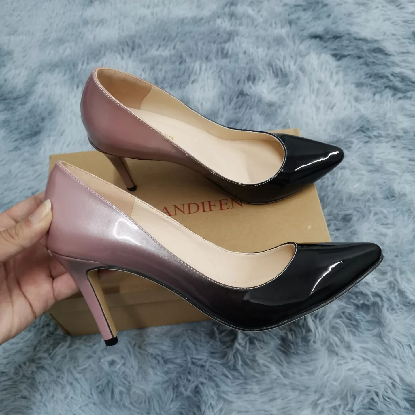 13 Style 2026 New Classic Sexy Pointed Toe 9cm mid High Heels Women Pumps Faux Suede Black red Office Party Wedding Shoes Plus