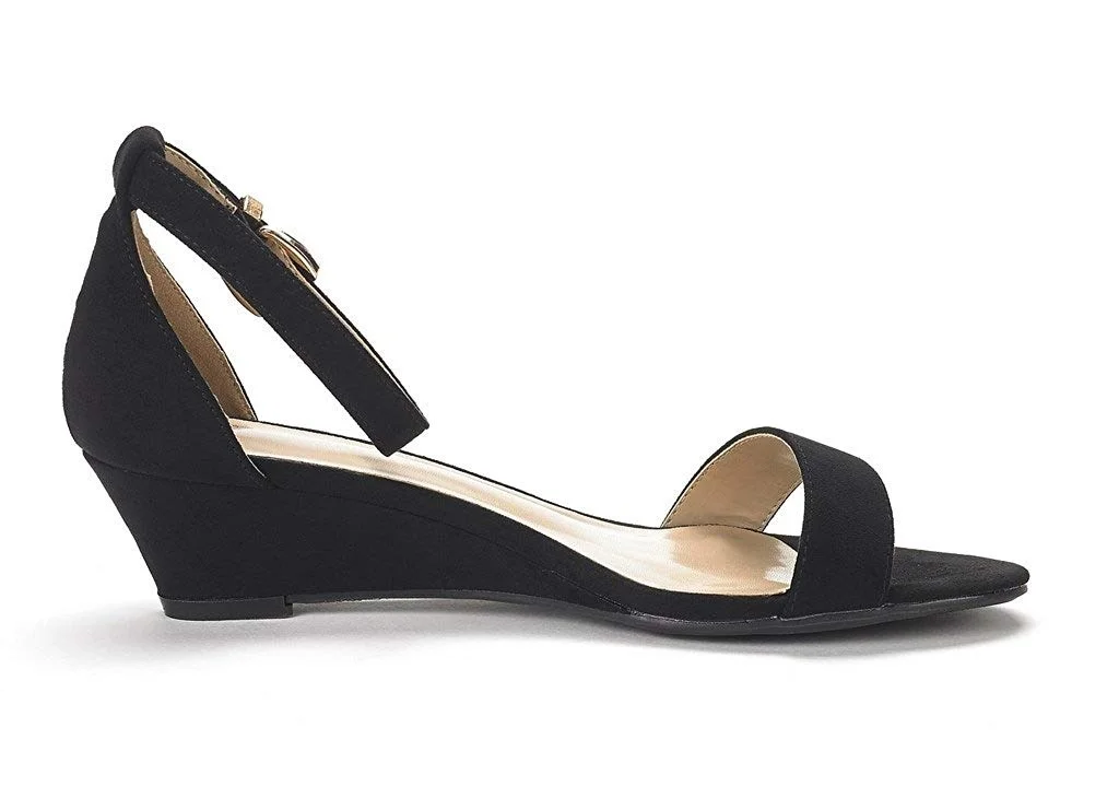 2026 Summer Women Platform Wedge Sandals Simple Style Casual Pointed Toe 3cm Low High Heels Velvet Party Dress Wedding Shoes 2026 Summer Women Platform Wedge Sandals Simple Style Casual Pointed Toe 3cm Low High Heels Velvet Party Dress Wedding Shoes