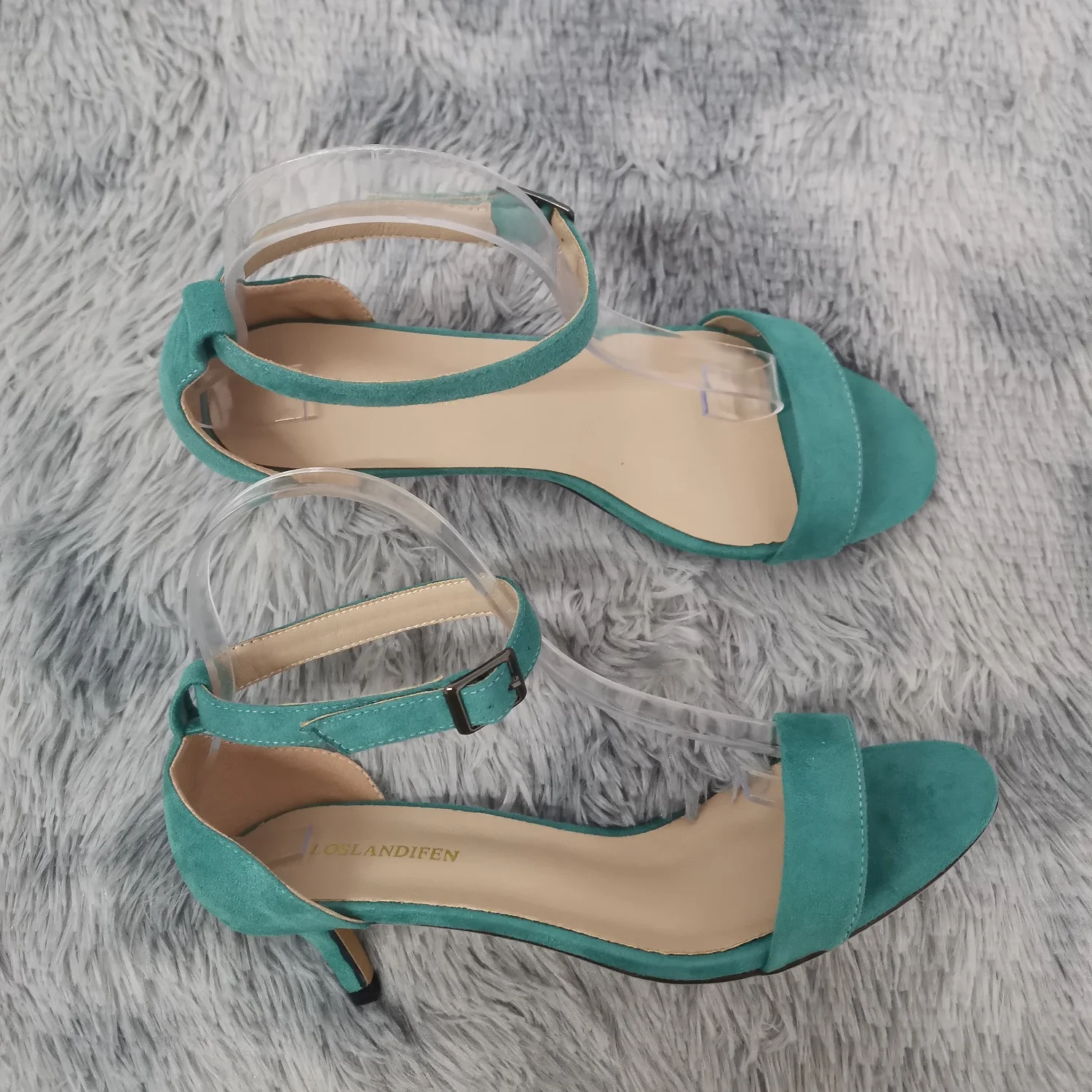 Women Sandals Summer Sexy 5cm Peed Toes Low Heel Ankle Strap High Heels Sandal Ladies Party Dress Red Wedding Shoes Plus Size