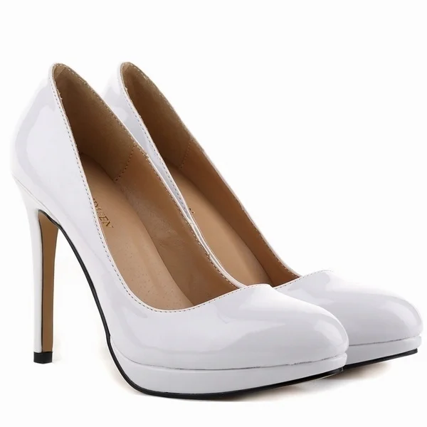 Women Stilettos Elegant Platfrom Pumps Sexy 11cm Round Toe High Heels Shallow Lady Office Party Wedding Shoes Large Size 43 Women Stilettos Elegant Platfrom Pumps Sexy 11cm Round Toe High Heels Shallow Lady Office Party Wedding Shoes Large Size 43