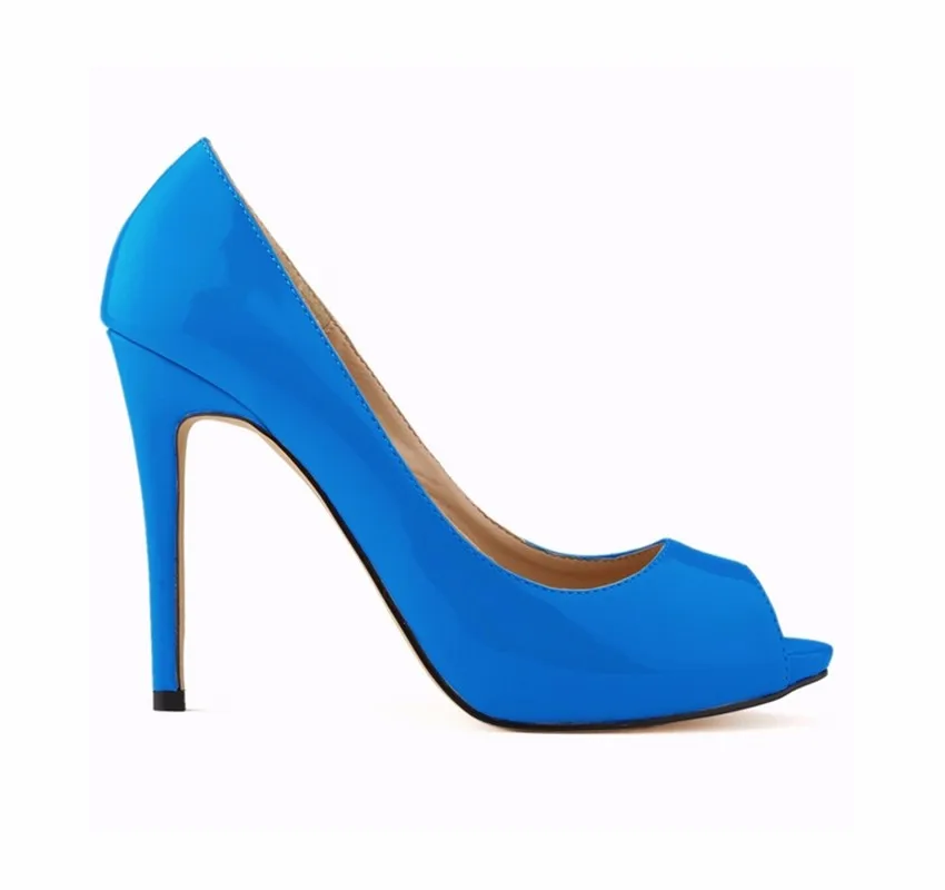 Women Pumps Sexy Fish Mouth High Heels Ladies11cm High Heel Stiletto Show Style Party Summer White Red Wedding Shoes Plus Size Women Pumps Sexy Fish Mouth High Heels Ladies11cm High Heel Stiletto Show Style Party Summer White Red Wedding Shoes Plus Size