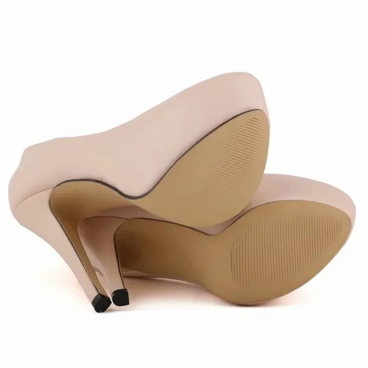 2026 Women Pumps Sexy Round Toes High Heels Fashion Super 14cm Platform Casual Thin Womens Party Red Wedding Shoes Large Size