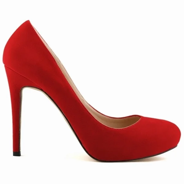 New Women Stilettos Pumps Sexy 11cm Round Toe Velvet High Heels Shallow Elegant Lady Office Party Wedding Shoes Large Size 43