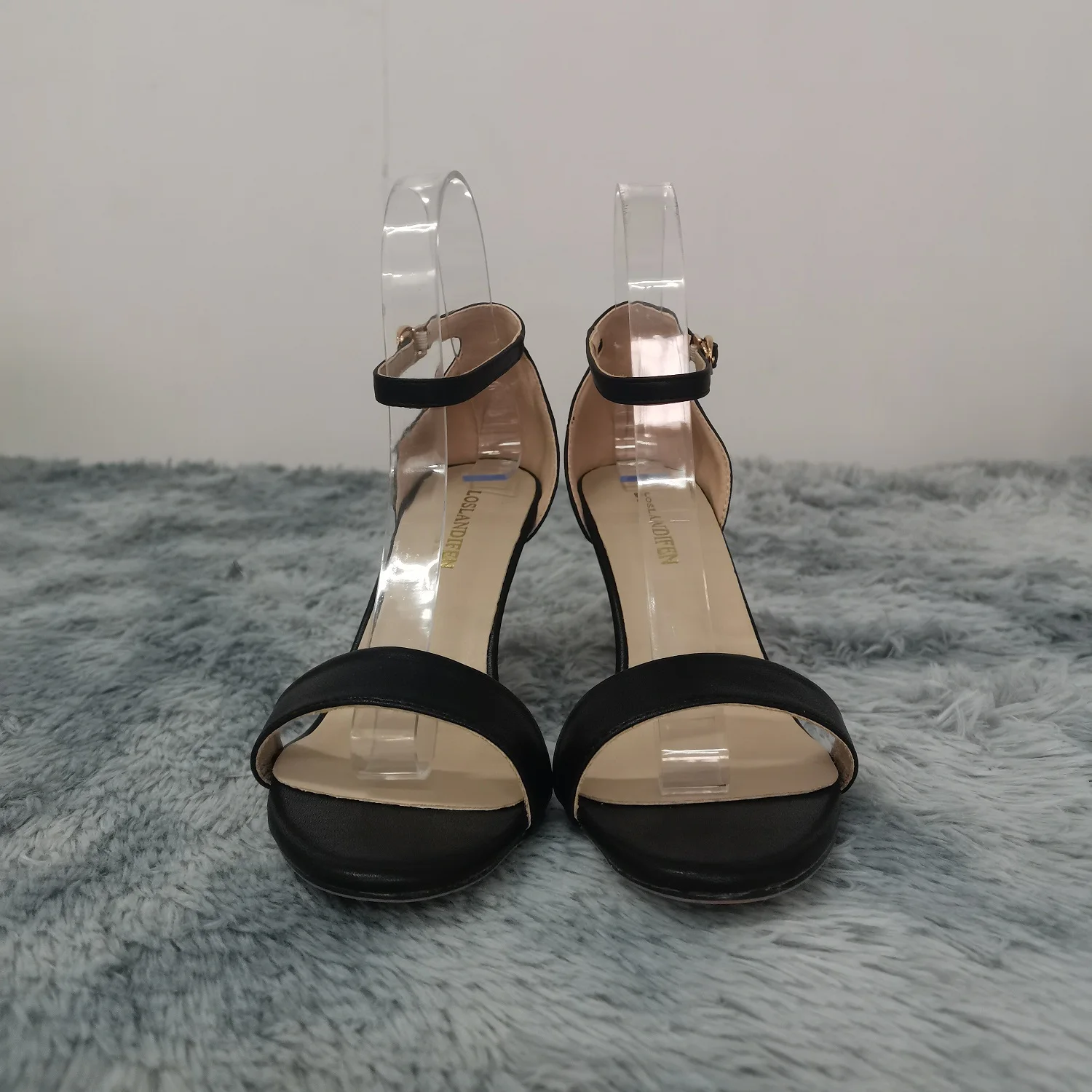 Women Sandals Sexy Open Toe Ankle Strap High Heels Ladies Shoes Buckle 9cm Mid Thin Heel Summer Party Wedding Shoes Plus Size