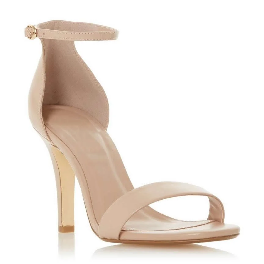 Women Sandals Sexy Open Toe Ankle Strap High Heels Ladies Shoes Buckle 9cm Mid Thin Heel Summer Party Wedding Shoes Plus Size