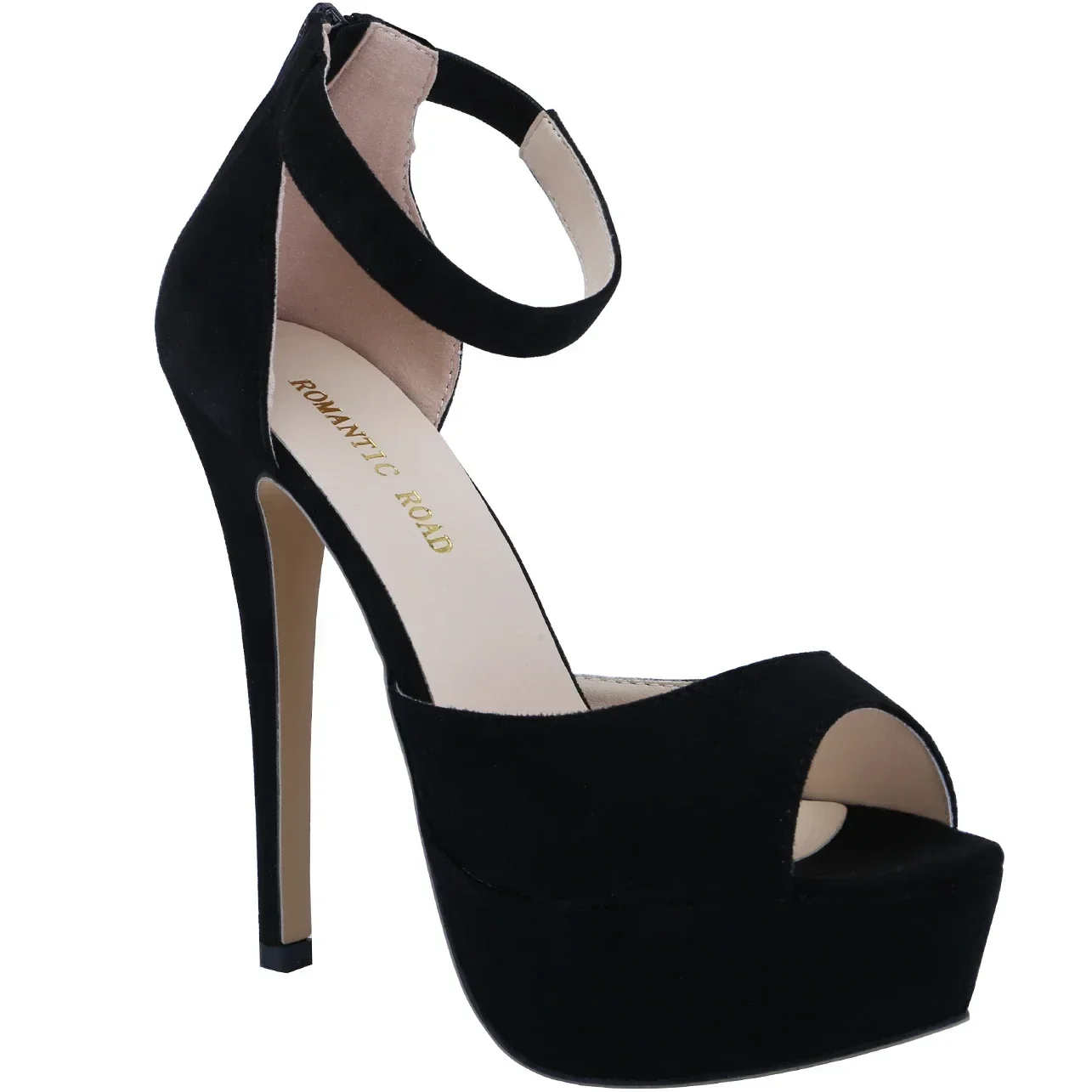 Summer Women Sandals Sexy Pumps Zipper Strap Stripper Pole Dance High Heels Peep Toe Platform Stilettos Lady Party Wedding Shoes Summer Women Sandals Sexy Pumps Zipper Strap Stripper Pole Dance High Heels Peep Toe Platform Stilettos Lady Party Wedding Shoes