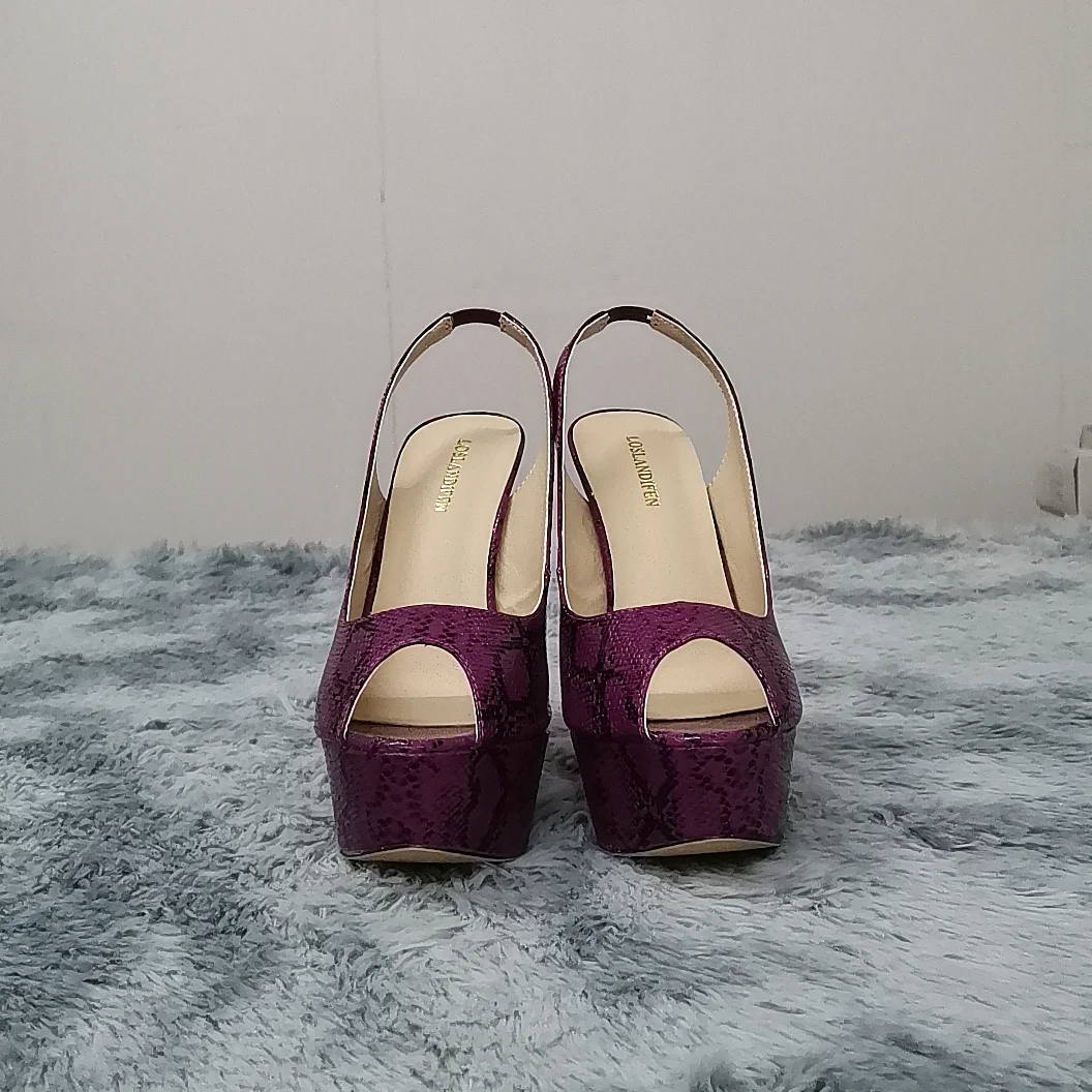 Large Size 44 Women's Stilettos Pumps 14CM Platform Super High Heels Sexy Open Toe Sandals Gladiator Party Dress Women Shoes Large Size 44 Women's Stilettos Pumps 14CM Platform Super High Heels Sexy Open Toe Sandals Gladiator Party Dress Women Shoes