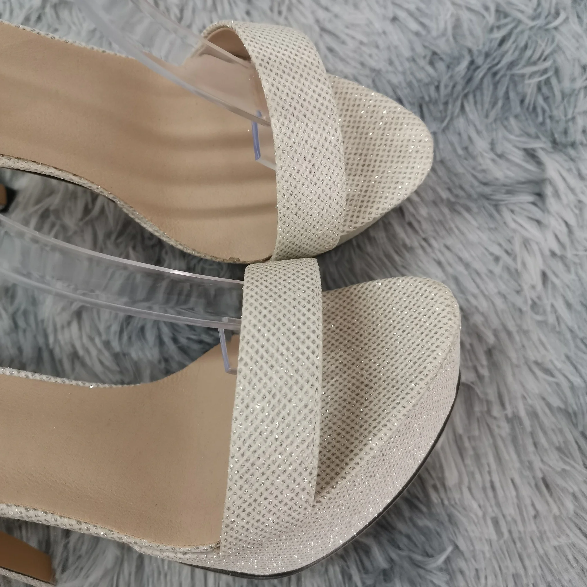 Women Sandals Sexy Open Toes 14cm Supper Flash High Heels Patent Leather Nighclub Platform Party Red Wedding Shoes Plus Size 44