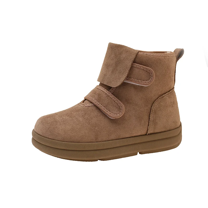 Snow Women Boots Flats Suede Short Plush Shoes Fashion New Ankle Boots Warm Comfort Dress Designer Casual Mujer De Botas