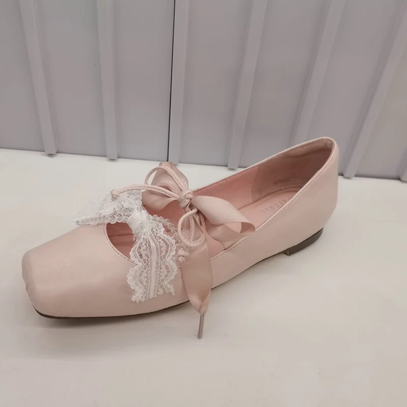 Spring Autumn Internal Elevation Women Mary Jane Shoes Fashion Shallow Slip On Flats Ladies Concise Ballet Style Shoes