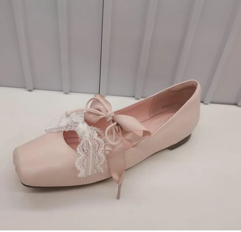 Spring Autumn Internal Elevation Women Mary Jane Shoes Fashion Shallow Slip On Flats Ladies Concise Ballet Style Shoes