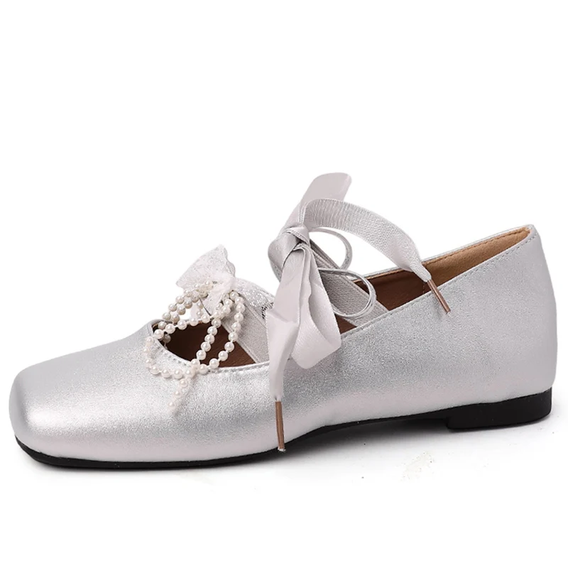 Spring Autumn Internal Elevation Women Mary Jane Shoes Fashion Shallow Slip On Flats Ladies Concise Ballet Style Shoes