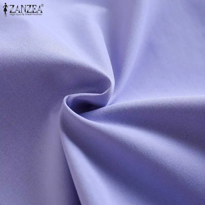 ZANZEA Autumn Pure Cotton Short Sets Long Sleeve Blazer And Short Pant Women Solid Work OL Tracksuits Fashion Elegant Suit 2023