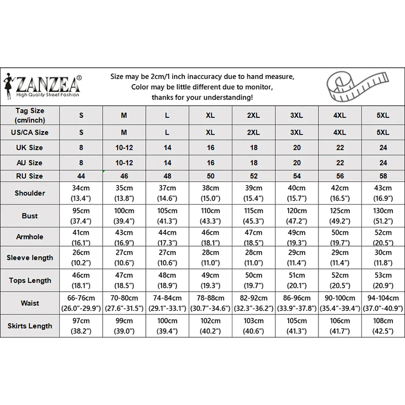 ZANZEA Women's Lace Paneled Skirt Suits Summer Puff Sleeve Crop Tops & A-Line Maxi Skirts 2 Pieces Sets Vacation Casual Outfits