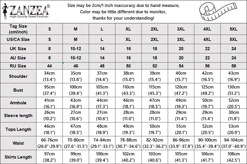 ZANZEA Women's Lace Paneled Skirt Suits Summer Puff Sleeve Crop Tops & A-Line Maxi Skirts 2 Pieces Sets Vacation Casual Outfits