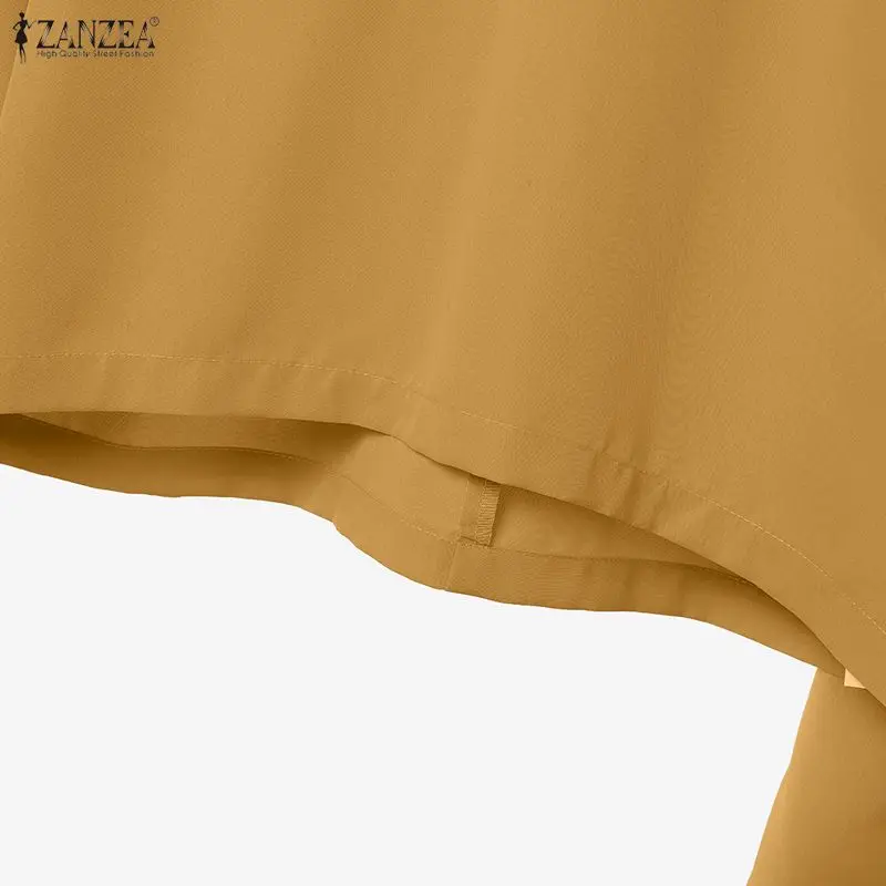 Women's Casual Chic Skirt Suits Autumn O-Neck Lantern Sleeve Blouses and A-Line Maxi Skirts 2 Piece Sets ZANZEA Woman Outfit 3XL