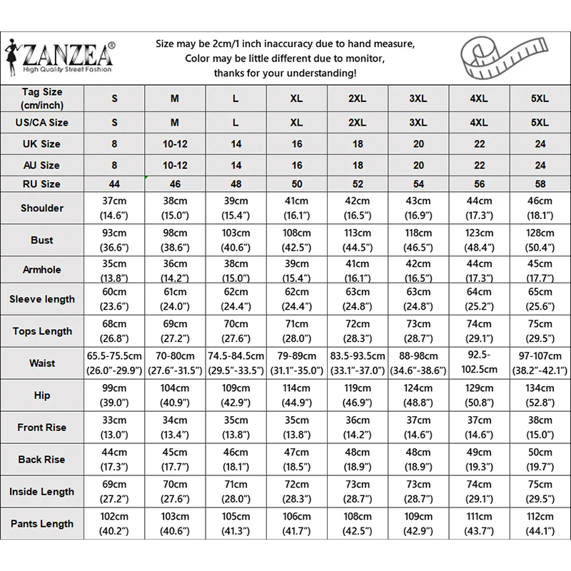 ZANZEA Women's Elegant Blazer Pant Suits Peak Lapel Jackets and Wide Leg Pants 2 Pieces Sets Outfits Office Wear Woman Suits