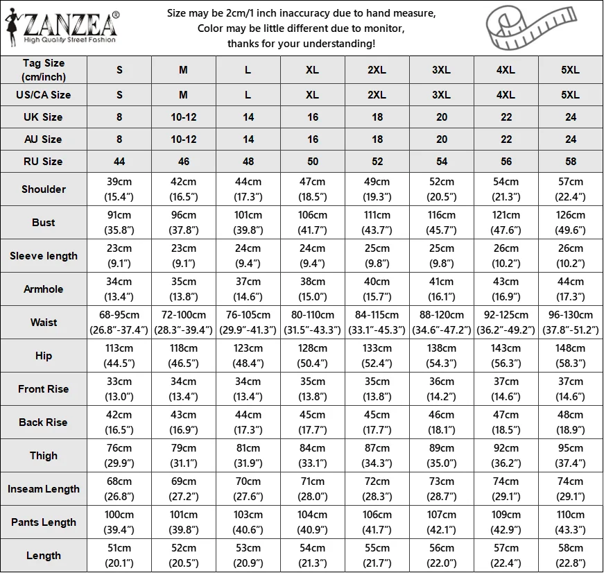 ZANZEA Women's Elegant Pant Suits V-Neck Short Sleeve Shirts & Wide Leg Pants Office Lady 2 Pieces Sets Outfits Woman Sets S-3XL