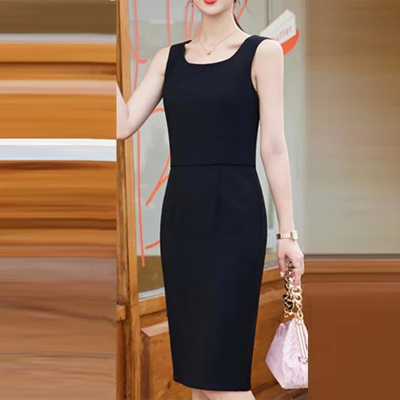 ZANZEA Elegant Women 2pcs Dress Sets Long Sleeve Short Blazer and Sleeveless Sheath Dress 2pcs Sets Autumn Classy Office Suits