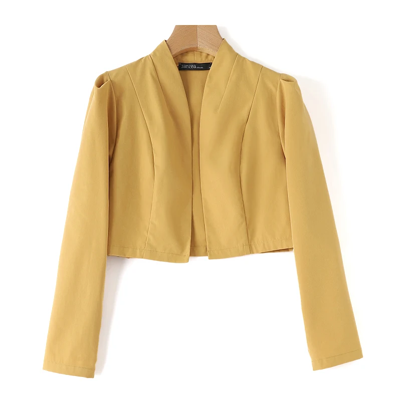 ZANZEA Elegant Women 2pcs Dress Sets Long Sleeve Short Blazer and Sleeveless Sheath Dress 2pcs Sets Autumn Classy Office Suits