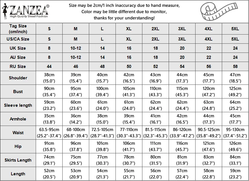 ZANZEA Elegant Office Wear Skirt Suits Women's Long Sleeve Short Blazer Jackets & A-Line Midi Skirts 2 Piece Sets Woman Outfits