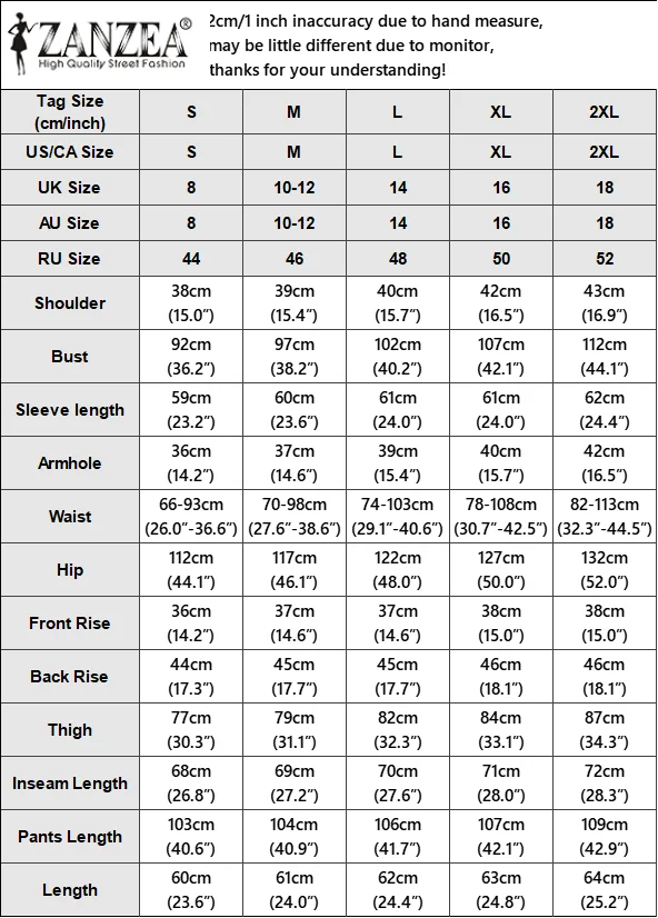 ZANZEA Elegant 2 Pieces Pant Sets Long Sleeve Belted Lightweight Blazer & Wide Leg Pant 2pcs Suits Office Lady Commuting Sets