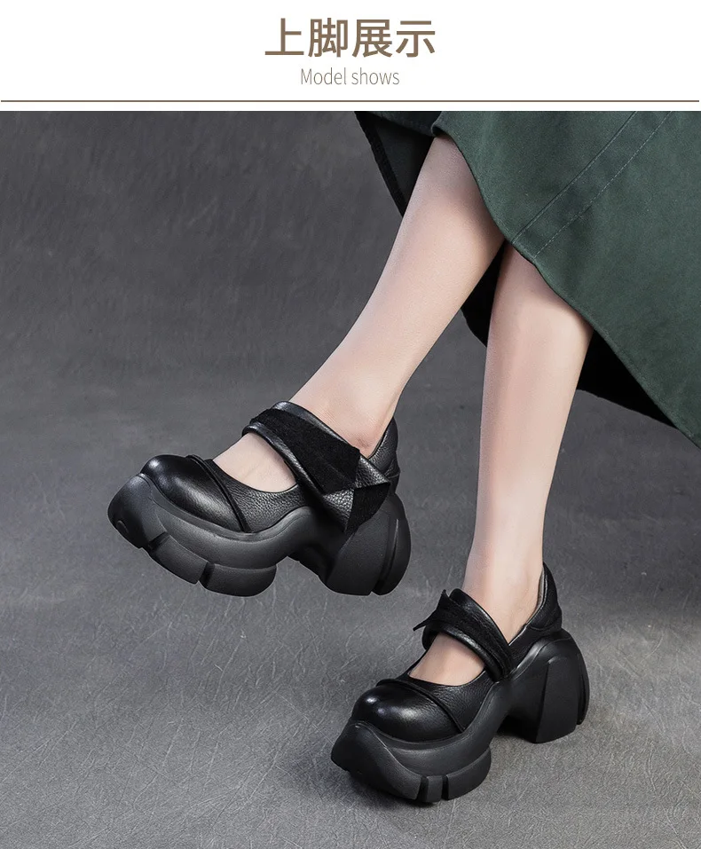 2025 New High Heel Women's Sandals Lace-up Platform Shoes Casual Fashion Women's Shoes High Heels Mary Jane Shoes