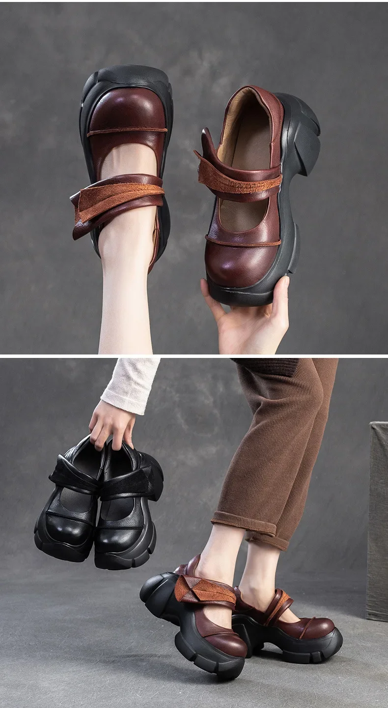 2025 New High Heel Women's Sandals Lace-up Platform Shoes Casual Fashion Women's Shoes High Heels Mary Jane Shoes