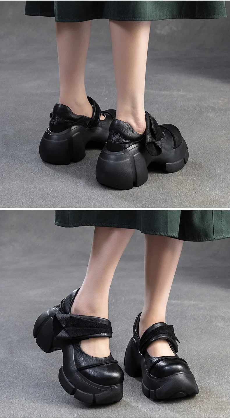 2025 New High Heel Women's Sandals Lace-up Platform Shoes Casual Fashion Women's Shoes High Heels Mary Jane Shoes