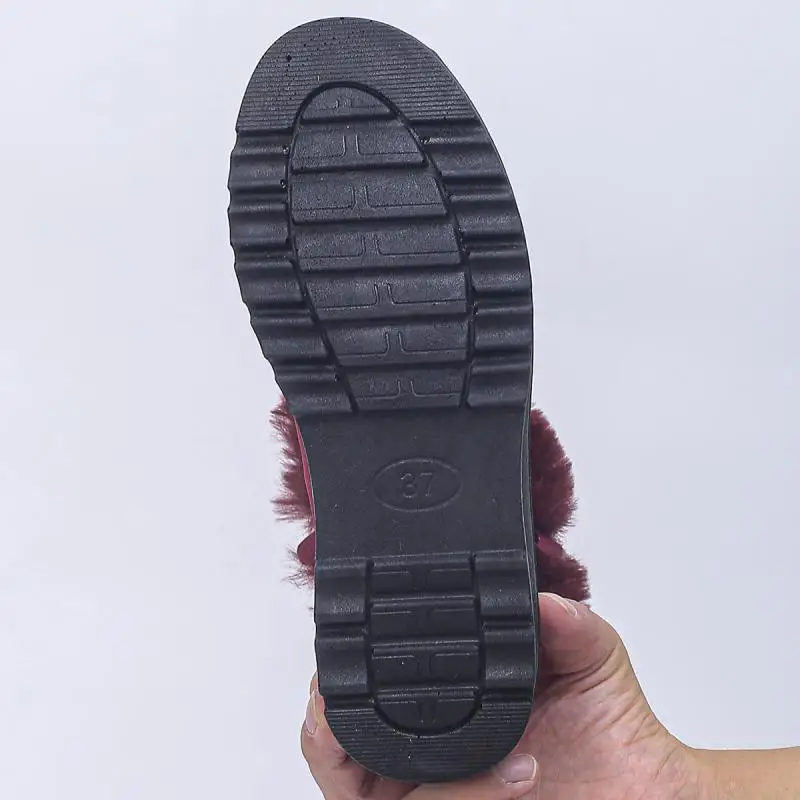 Waterproof Fabric Non Slip Thick Bottom Snow Boots Women Winter Fluffy Fur Ankle Boots Plus Size 43 Warm Plush Hiking Shoes Waterproof Fabric Non Slip Thick Bottom Snow Boots Women Winter Fluffy Fur Ankle Boots Plus Size 43 Warm Plush Hiking Shoes