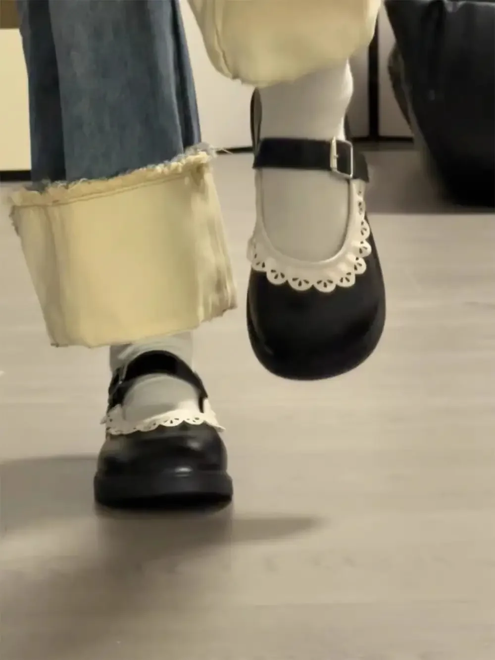 Woman Pumps Gothic Shoes for Women Kawaii Mary Jane Evening Black Cute Low Heel Elegant Japanese Style Lolita Round Toe Korean Woman Pumps Gothic Shoes for Women Kawaii Mary Jane Evening Black Cute Low Heel Elegant Japanese Style Lolita Round Toe Korean