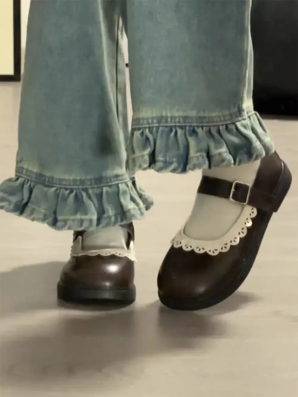 Woman Pumps Gothic Shoes for Women Kawaii Mary Jane Evening Black Cute Low Heel Elegant Japanese Style Lolita Round Toe Korean Woman Pumps Gothic Shoes for Women Kawaii Mary Jane Evening Black Cute Low Heel Elegant Japanese Style Lolita Round Toe Korean