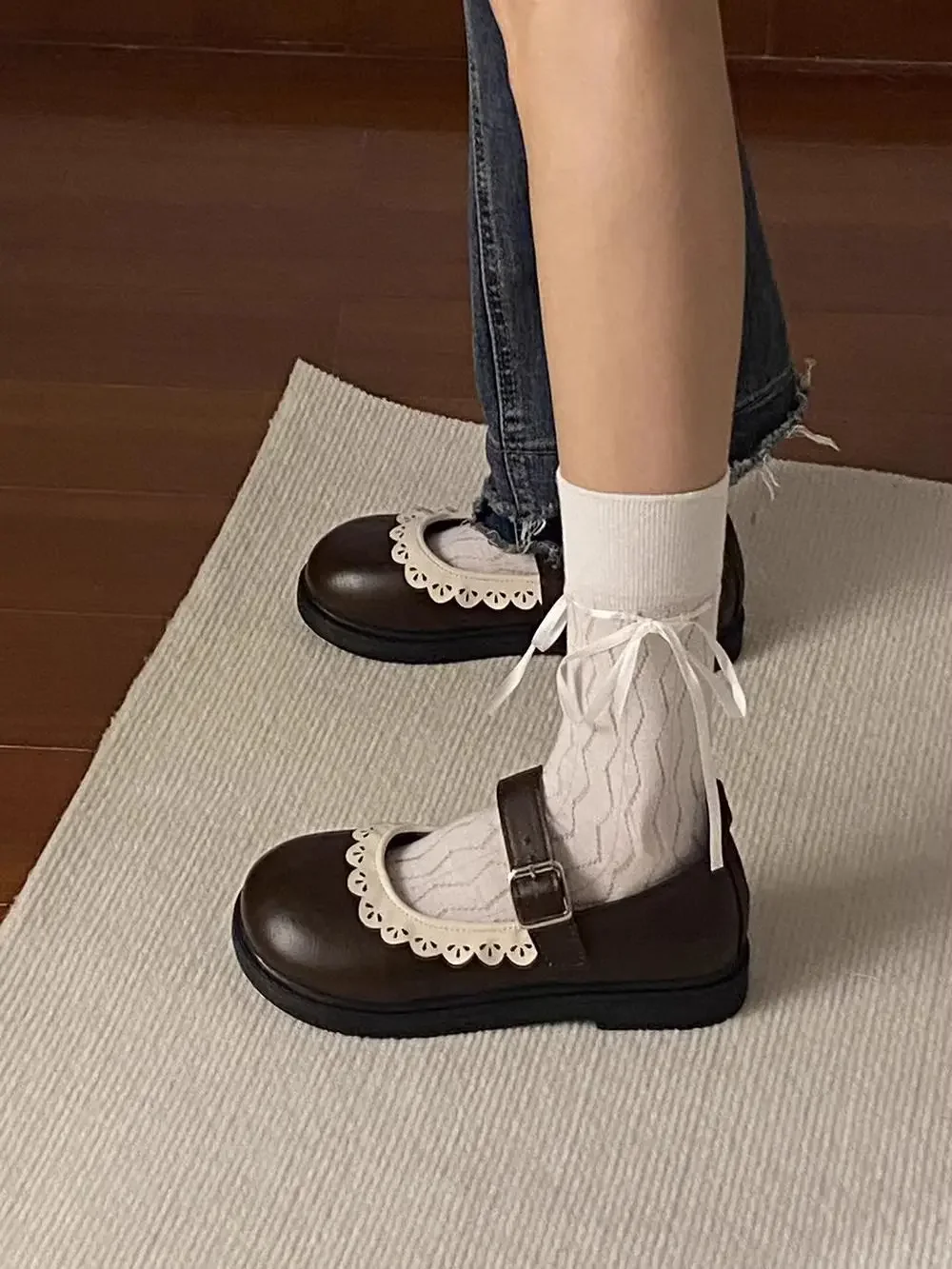 Woman Pumps Gothic Shoes for Women Kawaii Mary Jane Evening Black Cute Low Heel Elegant Japanese Style Lolita Round Toe Korean Woman Pumps Gothic Shoes for Women Kawaii Mary Jane Evening Black Cute Low Heel Elegant Japanese Style Lolita Round Toe Korean