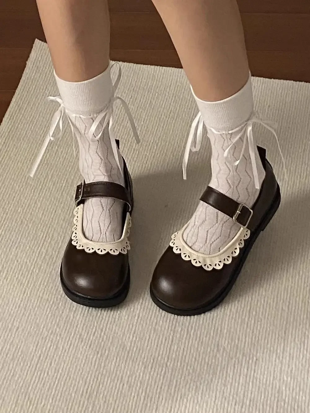 Woman Pumps Gothic Shoes for Women Kawaii Mary Jane Evening Black Cute Low Heel Elegant Japanese Style Lolita Round Toe Korean Woman Pumps Gothic Shoes for Women Kawaii Mary Jane Evening Black Cute Low Heel Elegant Japanese Style Lolita Round Toe Korean