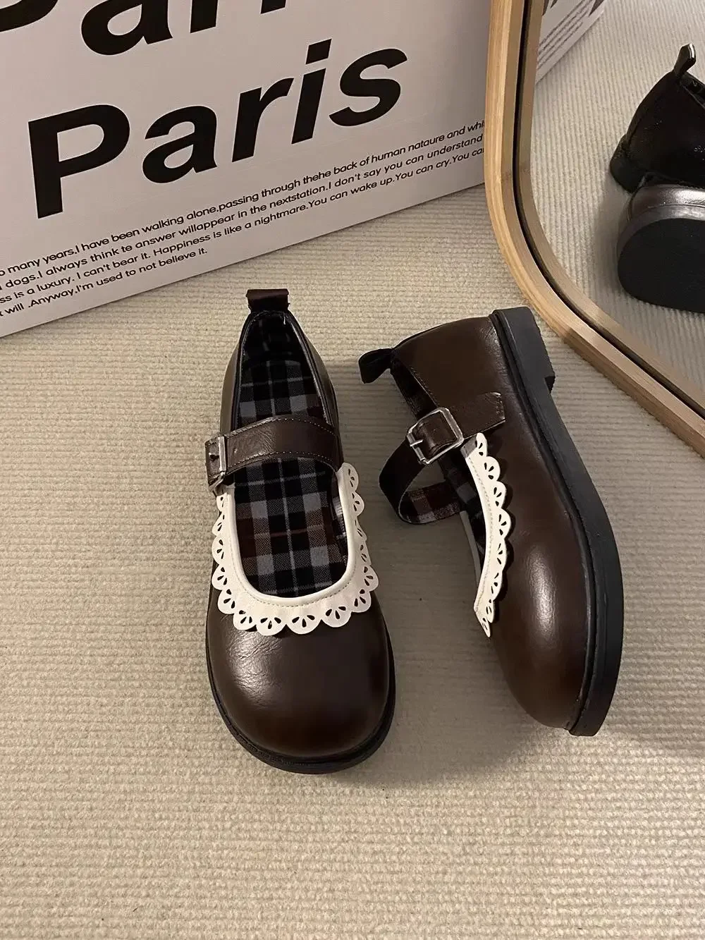Woman Pumps Gothic Shoes for Women Kawaii Mary Jane Evening Black Cute Low Heel Elegant Japanese Style Lolita Round Toe Korean Woman Pumps Gothic Shoes for Women Kawaii Mary Jane Evening Black Cute Low Heel Elegant Japanese Style Lolita Round Toe Korean