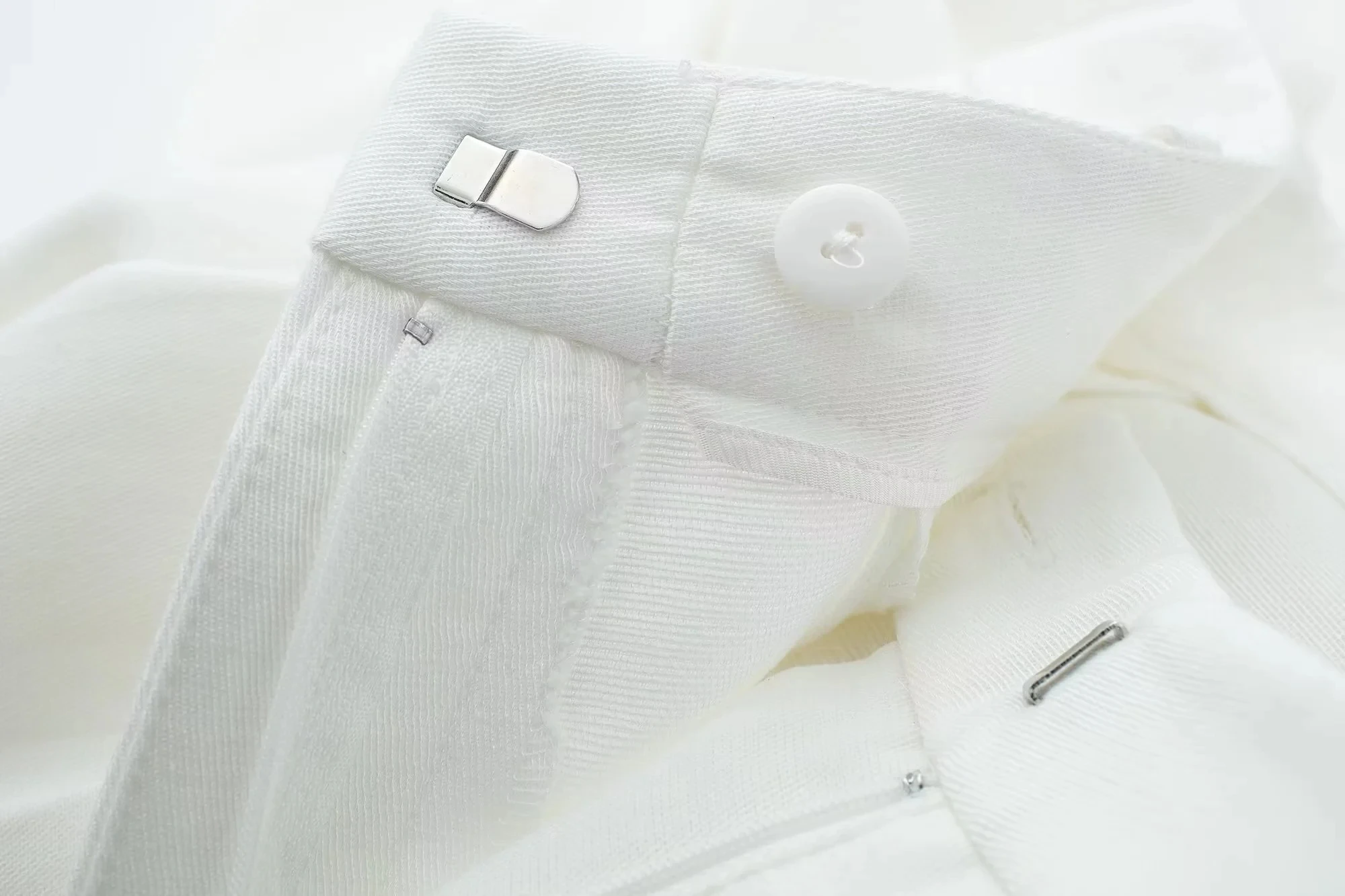 HH Women Fashion Solid Pant Suit Halter Single Breasted Sleeveless Blazer Vest Top Zipper Fly Trousers Office Lady Sets