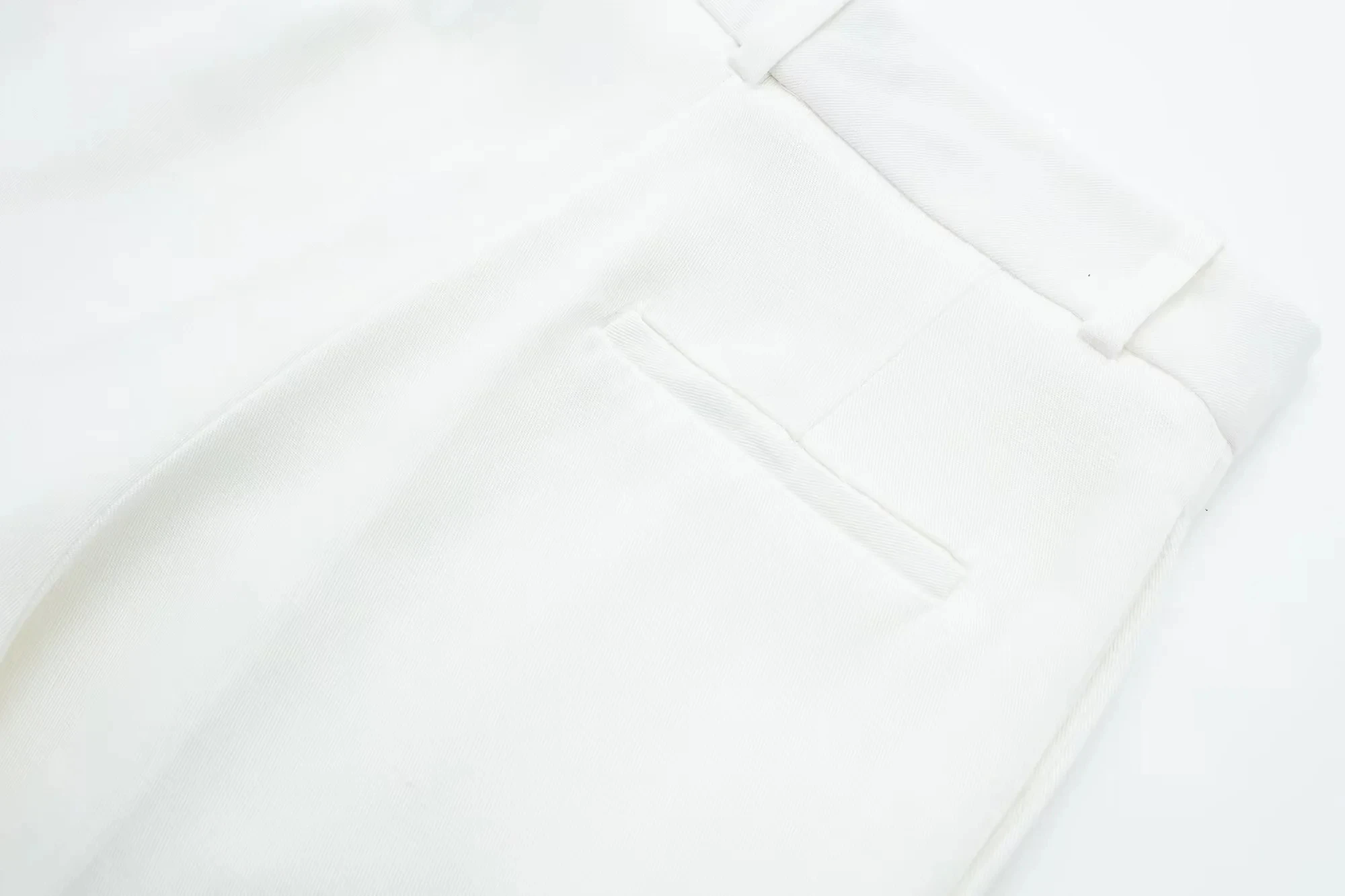 HH Women Fashion Solid Pant Suit Halter Single Breasted Sleeveless Blazer Vest Top Zipper Fly Trousers Office Lady Sets