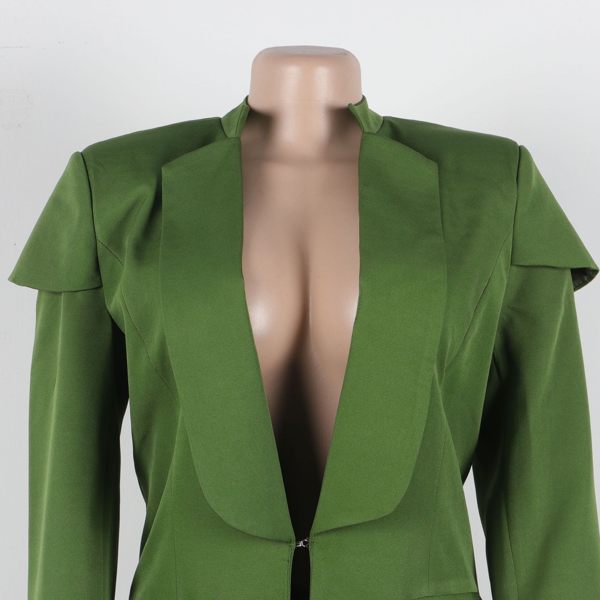 CM.YAYA Women's Set Full Sleeve X-Long Blazer Coat+ Long Pant Suit 2025 Spring Streetwear Two 2 Piece Set Africa OL Work Outfits