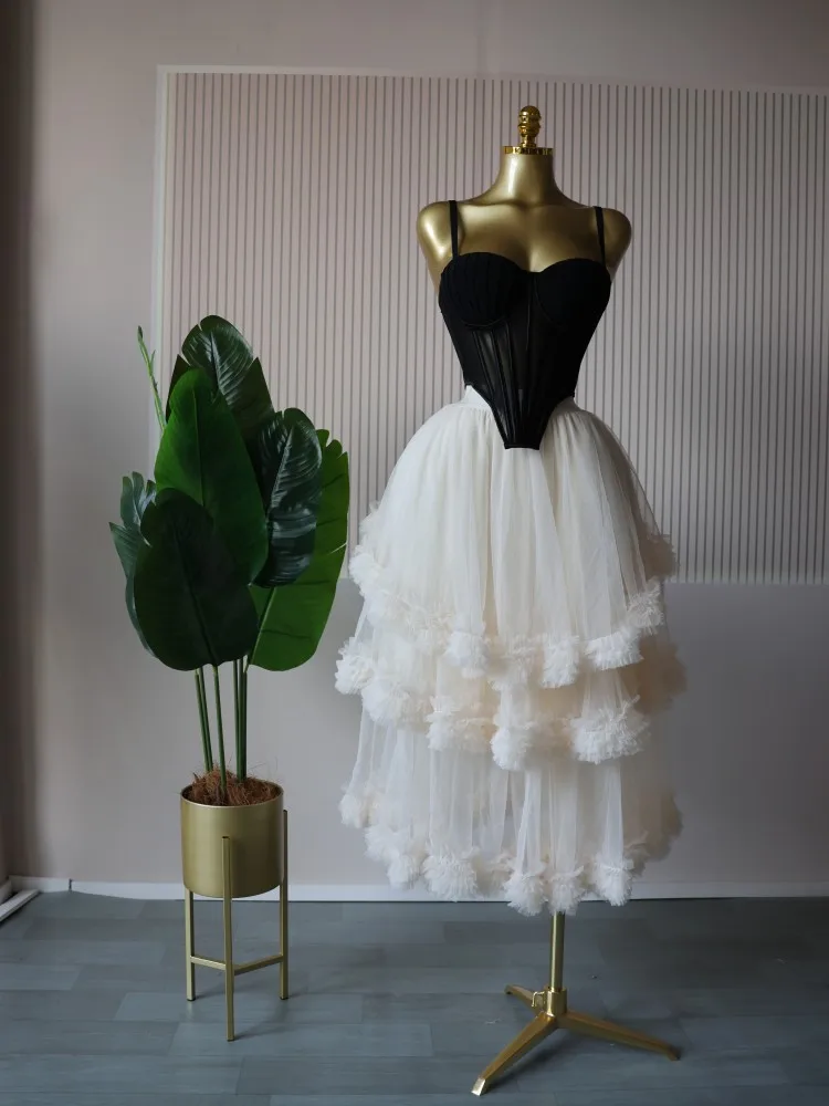 CM.YAYA Women's Dress Set Sleeveless Strap Tops and Pleated Tiered Skirts Suit Elegant Vacation Birthday Two 2 Piece Set Outfits