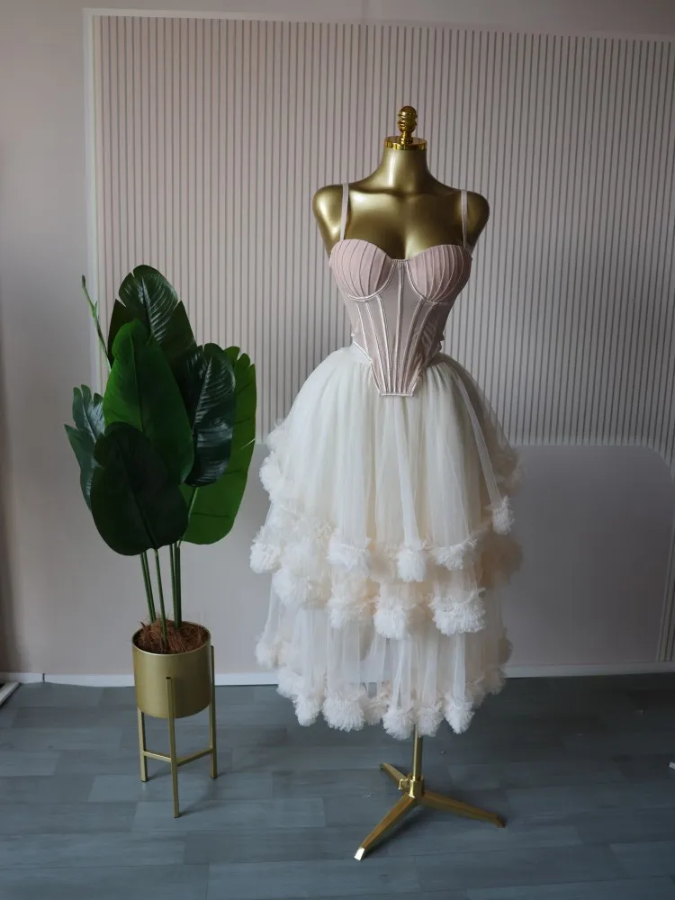 CM.YAYA Women's Dress Set Sleeveless Strap Tops and Pleated Tiered Skirts Suit Elegant Vacation Birthday Two 2 Piece Set Outfits