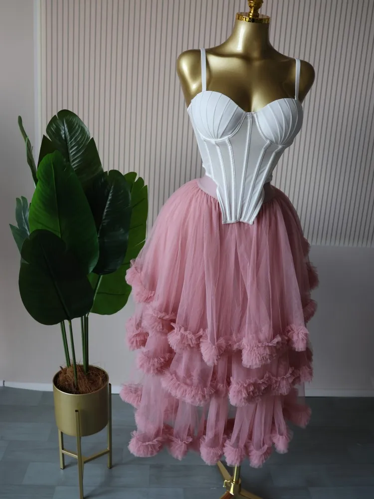 CM.YAYA Women's Dress Set Sleeveless Strap Tops and Pleated Tiered Skirts Suit Elegant Vacation Birthday Two 2 Piece Set Outfits